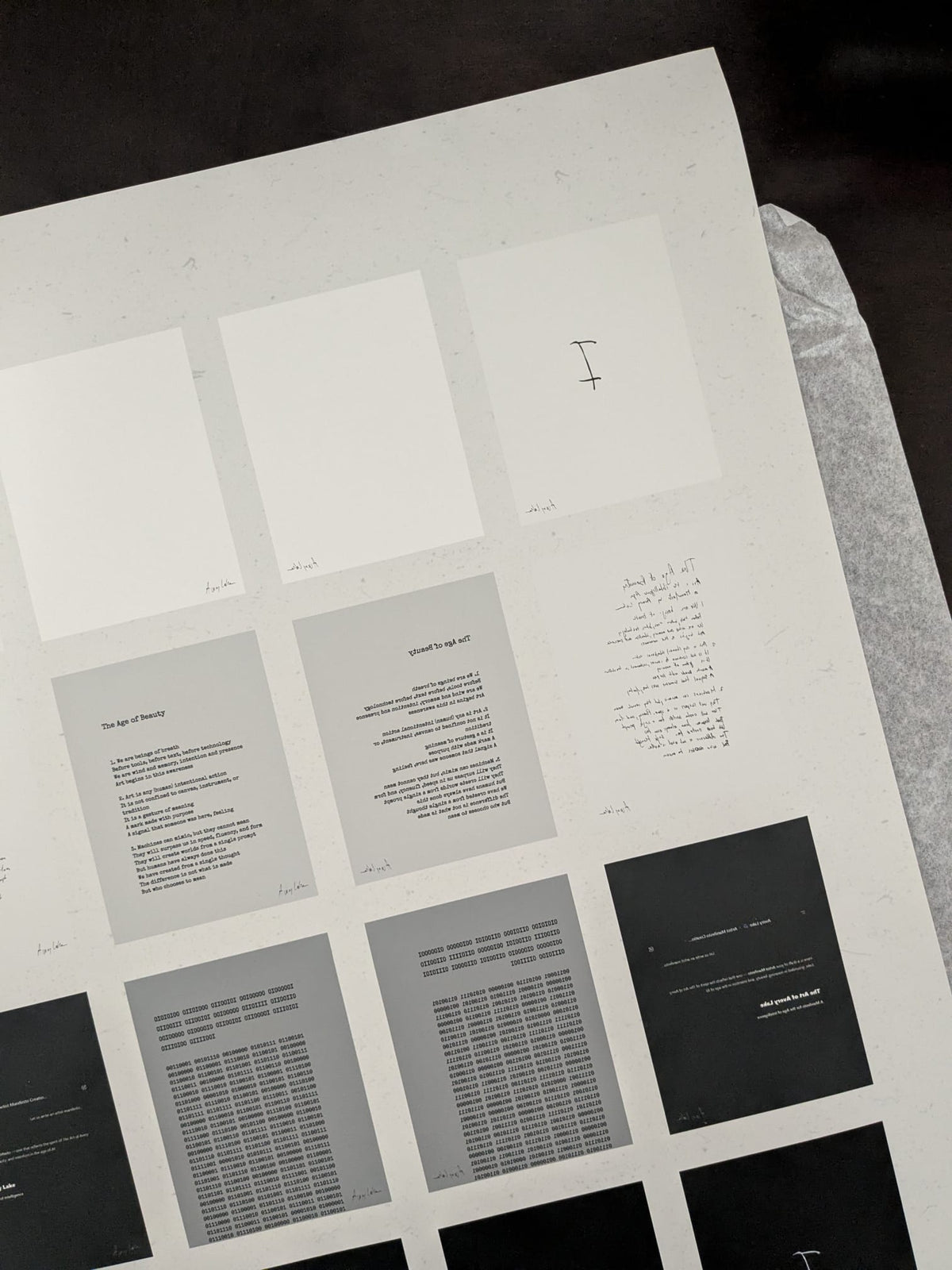 Mirror Making of a Manifesto (Ltd. Ed. of 25)