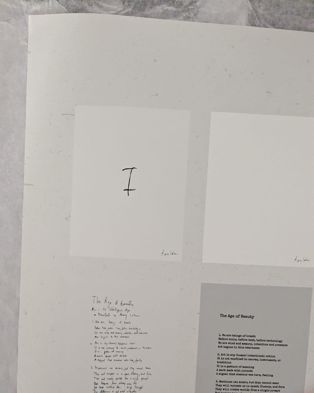 Mirror Making of a Manifesto (Ltd. Ed. of 25)